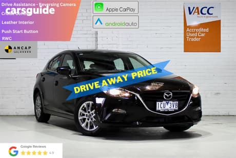 Black 2014 Mazda 3 Hatchback Touring