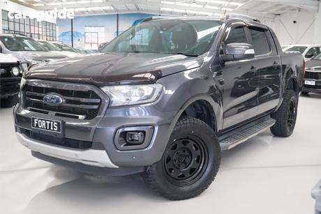 Grey 2019 Ford Ranger Double Cab Pick Up Wildtrak 2.0 (4X4)