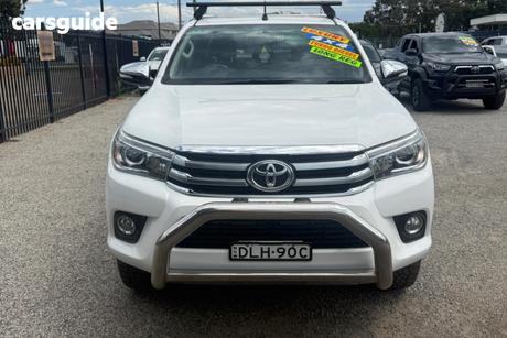 White 2016 Toyota Hilux Dual Cab Utility Sr5 (4X4)