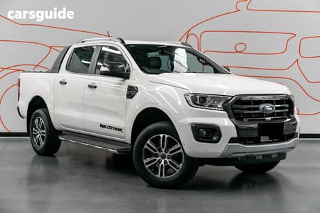 White 2020 Ford Ranger Double Cab Pick Up Wildtrak 2.0 (4X4)