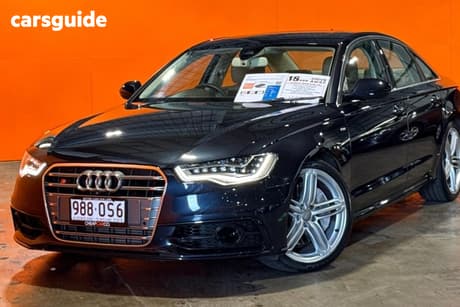Blue 2014 Audi A6 Sedan 3.0 Tdi Quattro