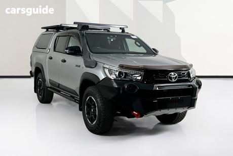 Silver 2018 Toyota Hilux Dual Cab Utility Rugged X (4X4)