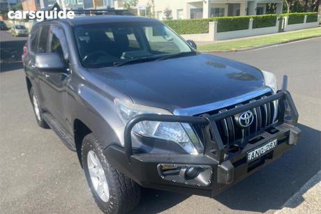 Grey 2014 Toyota Landcruiser Prado Wagon Gxl (4X4)