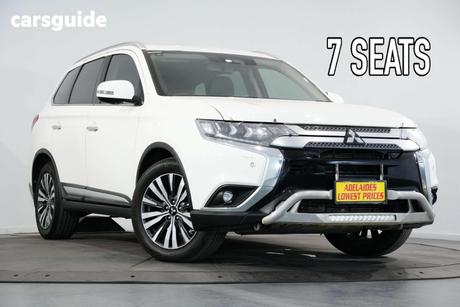 White 2020 Mitsubishi Outlander Wagon Exceed 7 Seat (Awd)