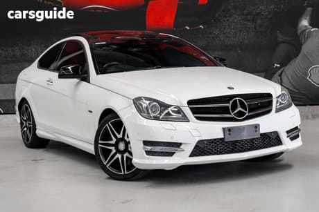 White 2015 Mercedes-Benz C250 Coupe Avantgarde