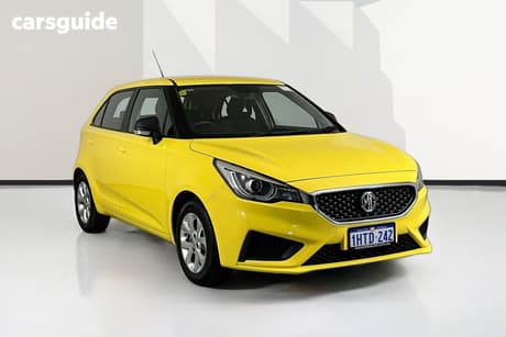 Yellow 2022 MG MG3 Hatchback Core
