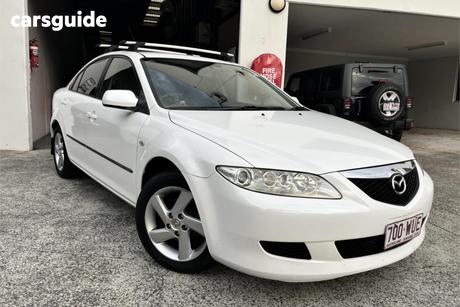 White 2005 Mazda 6 Hatchback Classic