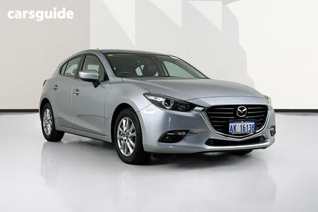 Silver 2017 Mazda 3 Hatchback Touring