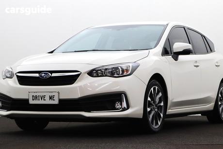 White 2022 Subaru Impreza Hatchback 2.0I-L (Awd)