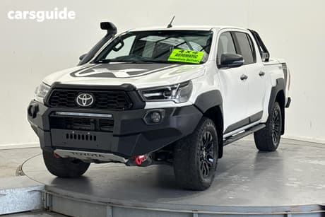 White 2021 Toyota Hilux Double Cab Pick Up Rugged X (4X4)
