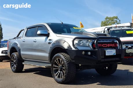Grey 2016 Ford Ranger Dual Cab Utility Xlt 3.2 (4X4)
