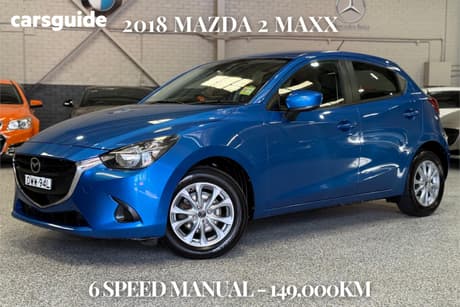 Blue 2018 Mazda 2 Hatchback Maxx