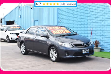 Grey 2012 Toyota Corolla Sedan Ascent Sport