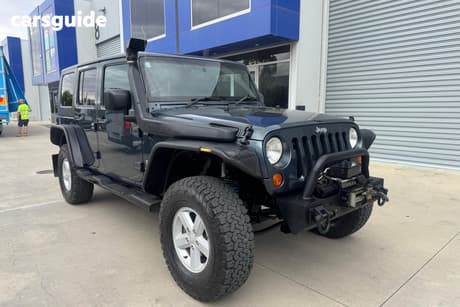 Blue 2007 Jeep Wrangler Softtop Unlimited Sport (4X4)