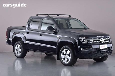 Black 2020 Volkswagen Amarok Dual Cab Utility Tdi550 Sportline 4Motion