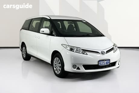White 2017 Toyota Tarago Wagon Gli
