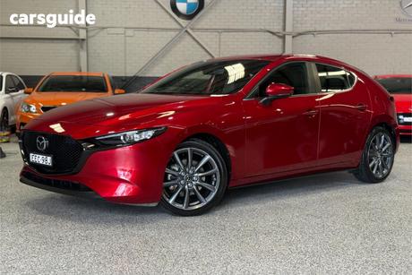 Red 2019 Mazda 3 Hatchback G25 Evolve