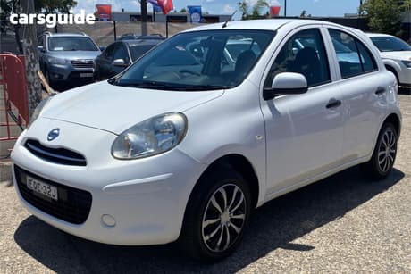 White 2012 Nissan Micra Hatchback St-L