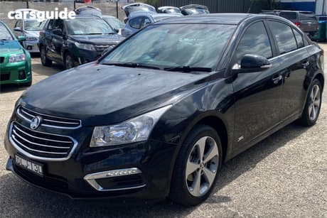 Black 2016 Holden Cruze Sedan Z-Series