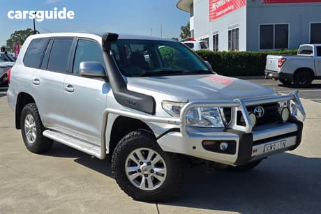 Silver 2015 Toyota Landcruiser Wagon Gxl (4X4)