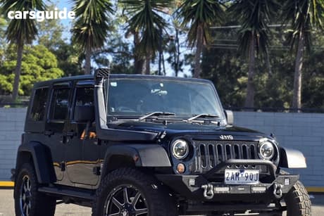Black 2008 Jeep Wrangler Softtop Sport (4X4)