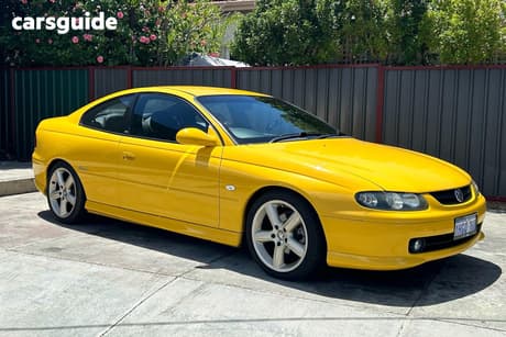 Yellow 2004 Holden Monaro Coupe Cv8