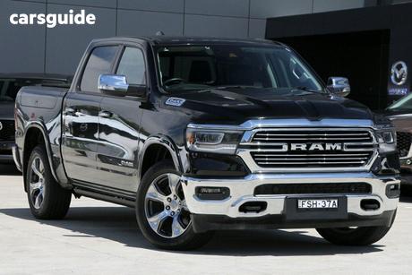 Black 2022 RAM 1500 Crew Cab Utility Laramie Rambox (Hybrid)
