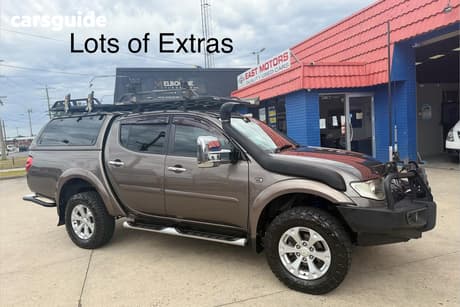 Brown 2013 Mitsubishi Triton Double Cab Utility Glx-R (4X4)
