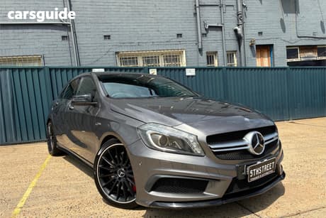 Grey 2014 Mercedes-Benz A45 Hatchback Amg