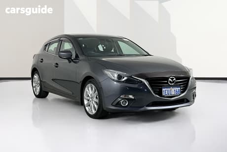 Grey 2014 Mazda 3 Hatchback Sp25 Gt
