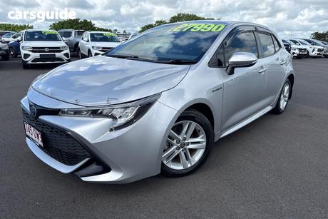 Silver 2021 Toyota Corolla Hatchback Ascent Sport Hybrid