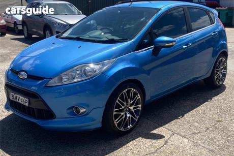 Blue 2009 Ford Fiesta Hatchback Zetec
