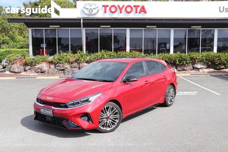 Red 2021 Kia Cerato Hatchback Gt