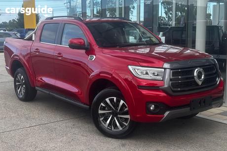 Red 2025 GWM Cannon Dual Cab Utility Ultra (4X4)