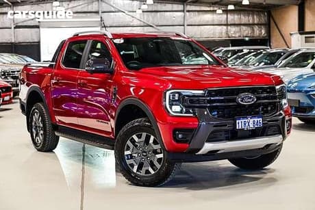 Red 2025 Ford Ranger Double Cab Pick Up Phev Wildtrak (4X4)