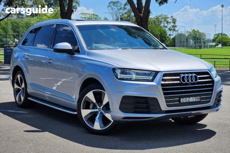 Grey 2017 Audi Q7 Wagon 3.0 Tdi Quattro