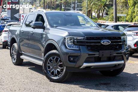 Grey 2024 Ford Ranger Double Cab Pick Up Wildtrak 3.0 (4X4)