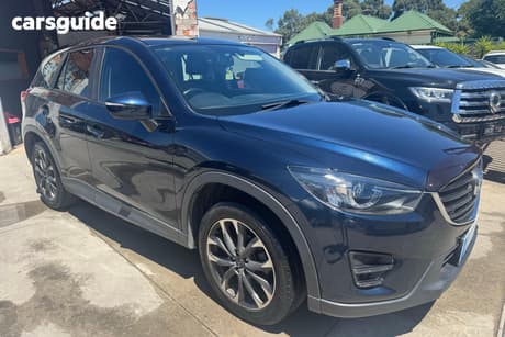 Blue 2015 Mazda CX-5 Wagon Grand Tourer (4X4)
