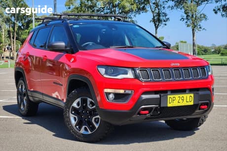Red 2018 Jeep Compass Wagon Trailhawk (4X4 Low)
