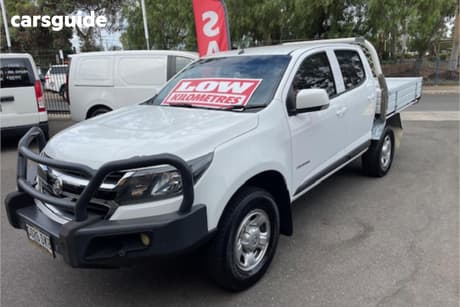 White 2019 Holden Colorado Crew Cab Chassis Ls (4X2)