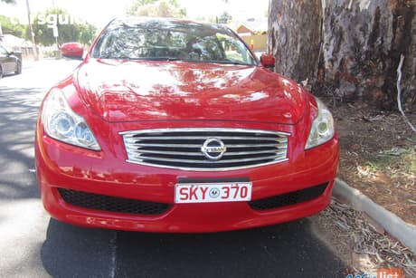Red 2008 Nissan Skyline Coupe CKV36
