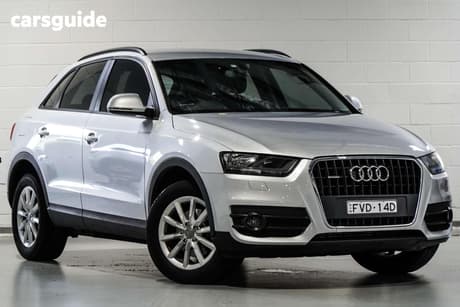Silver 2012 Audi Q3 Wagon 2.0 Tfsi Quattro (155Kw)