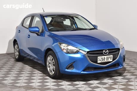 Blue 2017 Mazda 2 Hatchback Neo