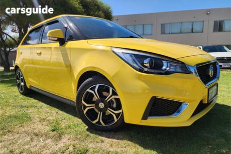Yellow 2019 MG MG3 Hatchback Excite