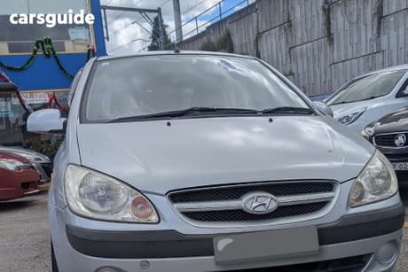 Silver 2008 Hyundai Getz Hatchback Sx