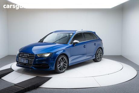 Blue 2014 Audi S3 Hatchback Sportback 2.0 Tfsi Quattro
