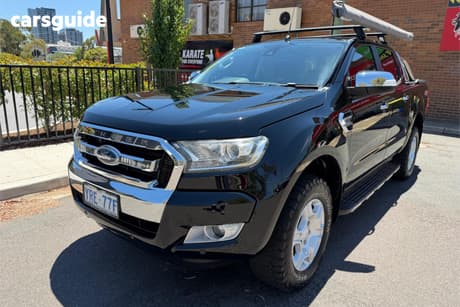Black 2017 Ford Ranger Dual Cab Utility Xlt 3.2 (4X4)