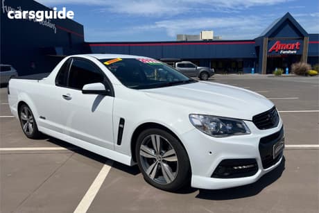 White 2014 Holden UTE Utility Ss-V