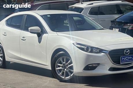 White 2018 Mazda 3 Sedan Maxx Sport (5Yr)