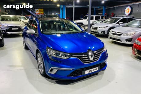 Blue 2019 Renault Megane Hatchback Gt-Line